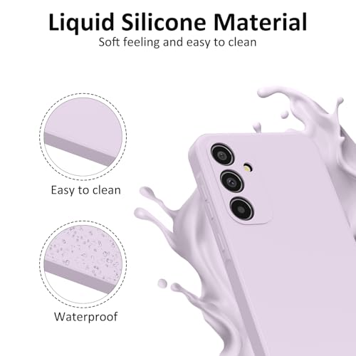 Image of Tobfit Silicone Phone Case for Samsung Galaxy A35, Durable Shockproof Phone Cover for Samsung Galaxy A35 (Purple)