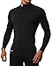 Defender New Men's Winter Compression Mock Shirts Baselayer Tights Soccer BB_L