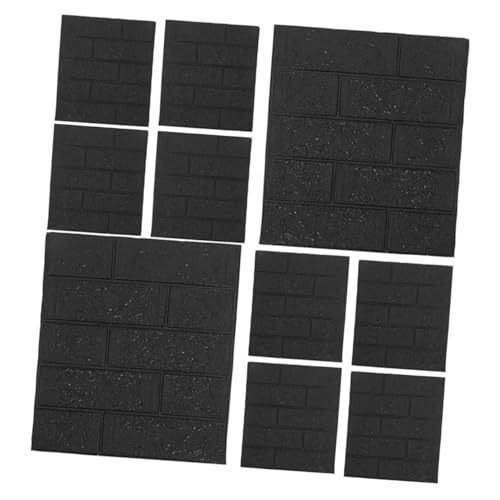 Housoutil 10piezas Panel De Pared De Piedra Sintética Autoadhesivo Pintado Para Baño y Cocina Resistente Unidades