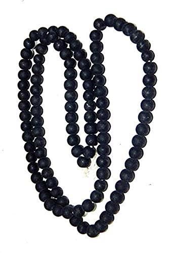 Jodhana Shaligram Mala 108 + 1 Beads Made with Natural Shaligram Gandaki River Stone Shaligram Japa Mala-image-23