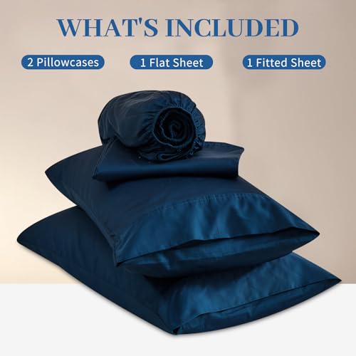 Image of Bedlifes 1000TC Egyptian Cotton Cal King Sheets, 4Pcs, 16 inch Deep Pocket