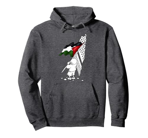 Palestine Free in Arabic Gaza Flag Hoodie