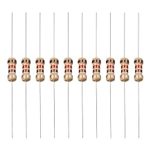 YOKIVE 100 PCS Carbon Film Resistors, 1/4W 120 Ohm 5% Tolerances Resistor, Good for DIY Electronic Projects 4 Color Band, 1.77x0.09-Inch