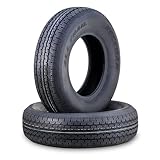 ROCKMAN Trailer Tire ST205/75R14 8-Ply Load Range D 105M Steel Belted Radial 11165, Set2