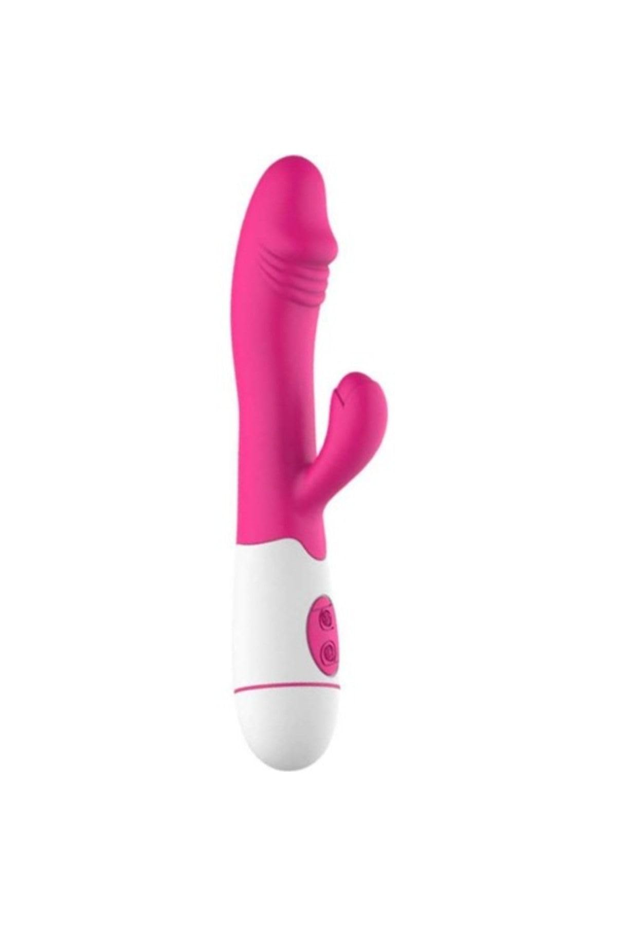 TruvaShop Pembe 20 Titreşimli Çift Motorlu Anal Ve Vajinal Vibratör G-spot Pembe