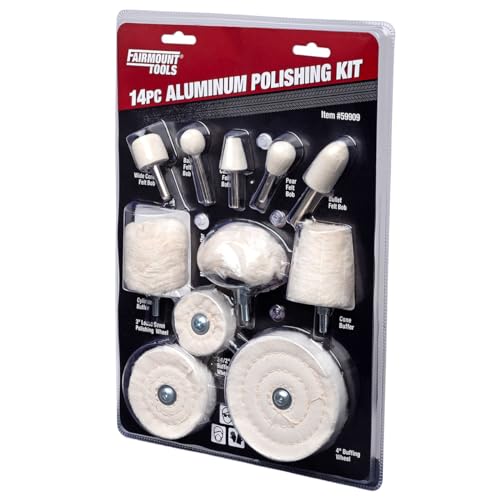 Fairmount Tools 14 Piece Aluminum Polishing and Buffing Kit
