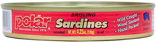 MW Polar Brisling Sardines, Smoked In Olive Oil with clear top lid - Image 9