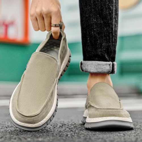 Men's Casual Slip - On Loafers: Lightweight, Comfortable. Suited for Home, Leisure Travel, and Driving.2