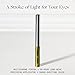 LUNE LINER Multichrome Liquid Eyeliner - Waterproof Long Lasting Smudge Proof Metallic Precision for Graphic Looks, Color - Coup de Foudre (Green Gold)