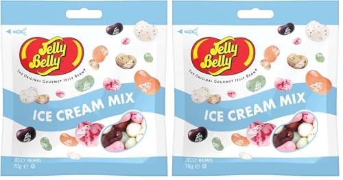 JELLY BELLY, grageas con sabor a helados 70g (Paquete de 2)