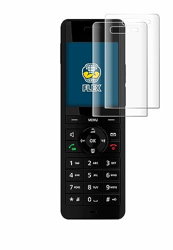 BROTECT 3D Curved Screen Protector Compatible with AVM Fritz!Fon X6 (2 Pack) - Full Screen Coverage