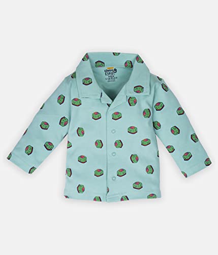 Image of Boys and Girls Pure Cotton Full Sleeve Night Suit | 1 Pajama Set (Toaster)