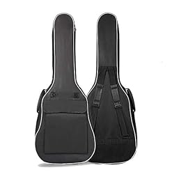 Housse Pour Guitare Acoustique 8mm Sac d’instruments d’éponge Sac à guitare acoustique à double épaule à double épaule… - Les Beatles, Paul McCartney, John Lennon, RIngo Starr, George Harrison