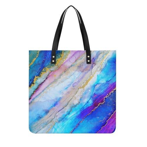 Sac à main marbre coloré grand sac à bandoulière femme dimensions 39x39cm