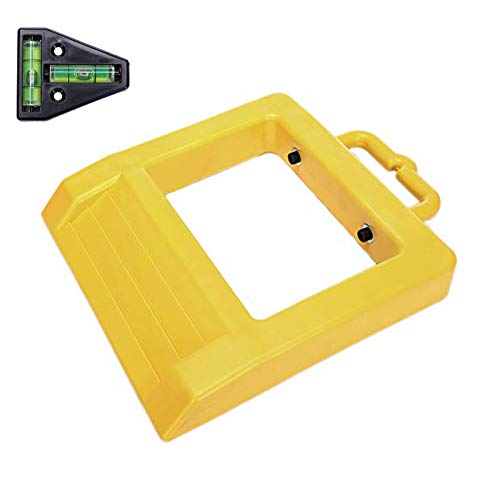 Homeon Wheels Pallet Truck Chock Heavy Duty Pallet Jack Stopper 14.2\" Length x 11.6\" Width x 2\" Height Yellow (1 Pack) One T Level