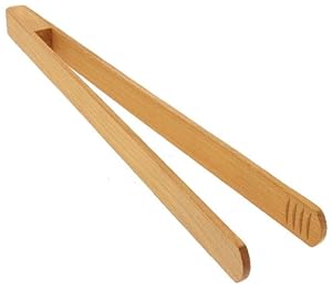 Teemando Grillzange aus Kirsch-Holz, 30 cm