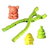 Amusant pour toute la famille : la technologie innovante de pression forme les boules à neige rapidement et facilement, élimine les roulis à la main et garantit un plaisir de jeu simple pour les familles dans des paysages enneigés ou des côtes sablonneuses.