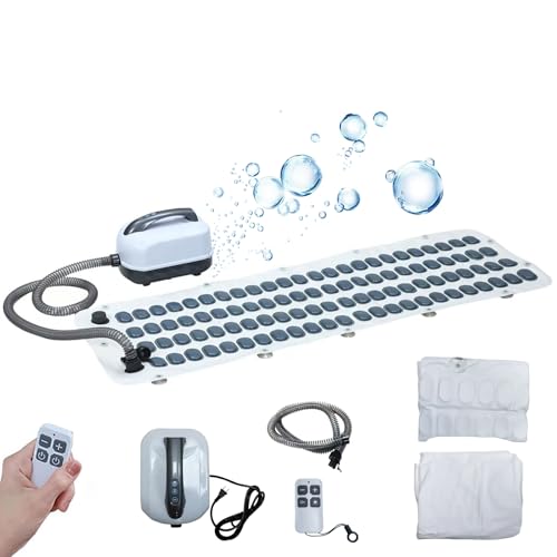 Bathtub Mat,Wireless Remote Control + Button Wave Mat For Bath,Spa Bath Mat European Regulations,Bubble Bath Mat,Powerful Air Pump, For Improve Sleep