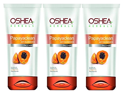 Oshea Herbals Papayaclean Anti Blemishes Face Wash Pack Of 3 (120g Each)