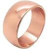 Copper Band Ring CR025-3/8 of an inch Wide, 9mm Wide. Available in Sizes 5 Thru 14.