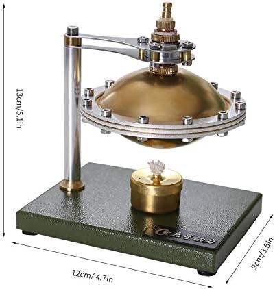 Stirling Engine Kit,pedkit Hot Air Stirling Engine Motor Model DIY Unassembled Steam Flying Saucer Full Metal Physics Science Experiment Toy Gift for Teacher Student Adult Birthday Christmas