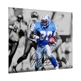 Barry Sanders Signed Photo Autograph Print Wall Art Home Decor