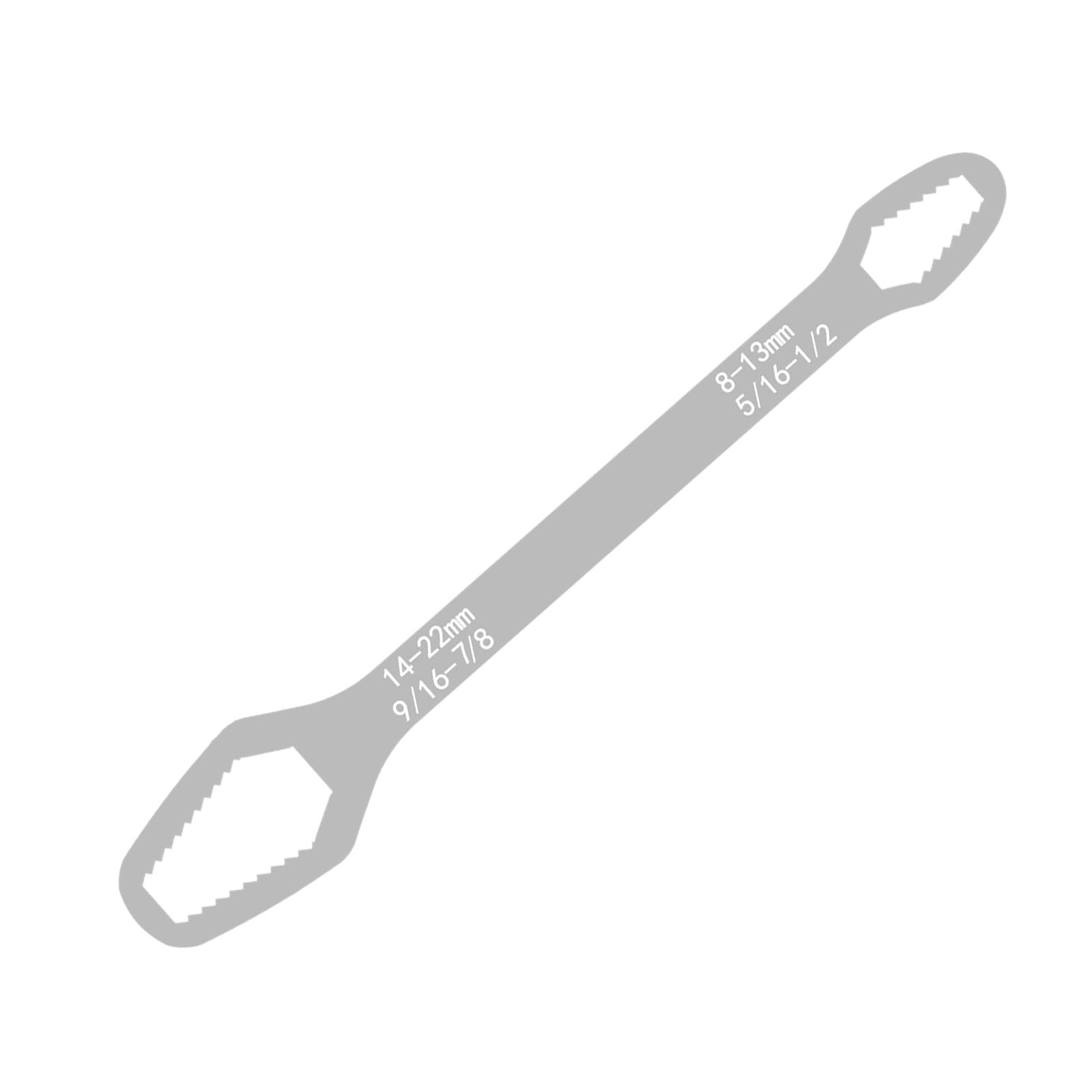 Hdoytxxm Silver 240Mm Torxes Wrenches Double Head Tightening 3Mm 22Mm For Comprehensive Home And Outdoor Projects Tightening