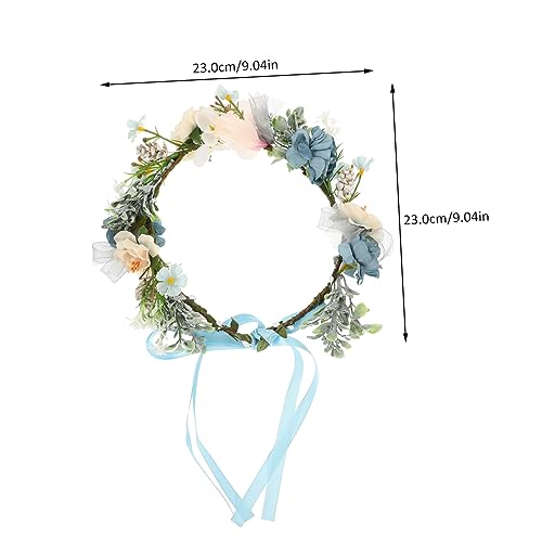 Yardwe Verstellbares Blumen-Hundehalsband Hochzeit Künstlicher Blumenkranz Für Hunde Und Katzen Leichtes Haustierhalsband Für Hochzeitsfeiern Fotos Und Partys