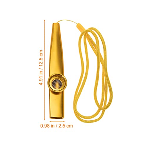 MILISTEN 1 set en métal Kazoo avec des membranes supplémentaires faciles à apprendre Kazoo avec des lanières - Les Beatles, Paul McCartney, John Lennon, RIngo Starr, George Harrison MILISTEN 1 set en métal Kazoo avec des membranes supplémentaires faciles à apprendre Kazoo avec des lanières – Image 7