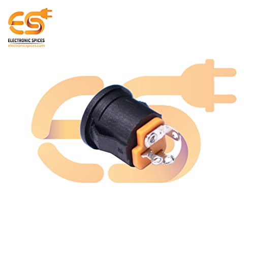 Image of Electronic Spices 3.5mm Female Jack 3 Pin Push Panel Mount Dc Power Connector Pack of 50pcs