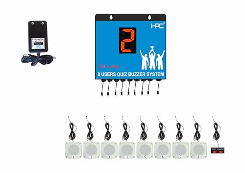 Image of HPC 8 User Quiz Buzzer System for Game Model 202,kids 6+ years