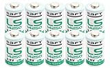 10 X SAFT LS14250 1/2 AA 3.6v Battery 14250 Can Use for Dogwatch R9 Leash 1200mAh High Capacity
