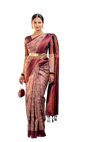 Image of Avantika Fashion Women's Kanjivaram Soft Silk Banarasi Sarees With Blouse Piece