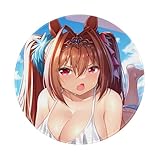 マウスパッド ウマ娘 ダイワスカーレット ゲーミングマウスパッド 人気 おしゃれ 小型 円型 多用途 薄型 耐久性 滑り止めゴム底 光学マウス対応 精密なマウス感度 快適操作性 PC ノートパソコン オフィス/ゲーム用 便利 自宅兼用 贈り物