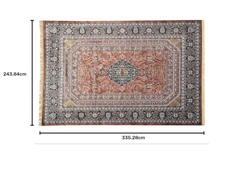 Image of Luxury Silk Carpet 8 x 11 FEET for Living Room or Bedroom, Made with Premium Silk, Perfect for Elegant Interiors Comfort and Timeless Design