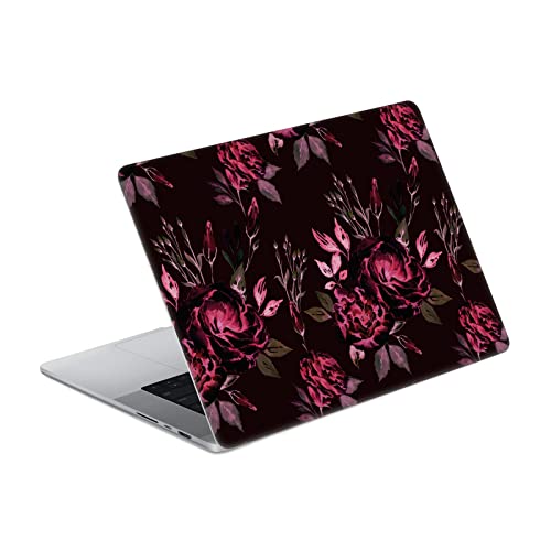 Autocollant MacBook Pro 16 A2485 protège des rayures style fleur Lisianthus rose