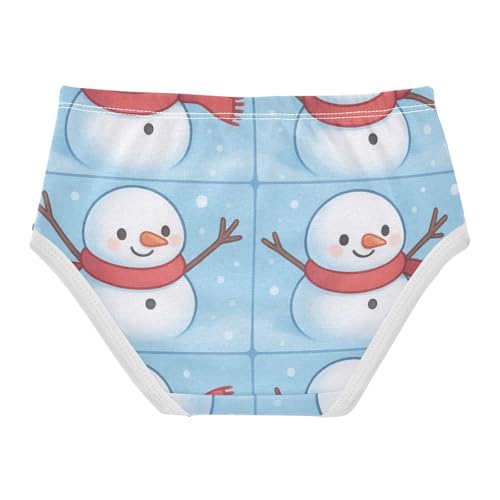 Snowman Soft and Breathable Girls' Panties Breathable Underwear for Girls in Sizes 2T,3T, 4T, 5T, 6Y and 8Y2