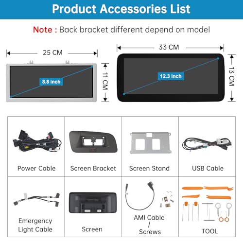 Ninetom Wireless Carplay & Android Auto, Car Radio 12.3'' Touchscreen for 2009-2017 Audi Q5 with 3G MMI+ System, Supports Mirrorlink, Camera, Navigation - Image 5