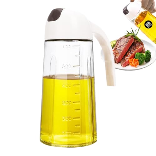 istributeur Huile e Cuisine - Bouteille Étanche à Ouverture et Fermeture Automatique,istributeur e Vinaigre,Bouteille pour Salle à Manger, Gare-Manger, Restaurant, Préparation, Vinaigrette, Cuisson