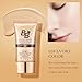 BB Cream SPF 50 Foundation, Snail BB Cream Tinted Moisturizer with SPF for Face, Medium Buildable Coverage Foundation BB Cream Lightweight Long-Lasting Waterproof Color Correcting Cream