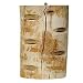 Stovall 13FL Cedar Suet Post Log Feeder For Suet Plugs, White, Large