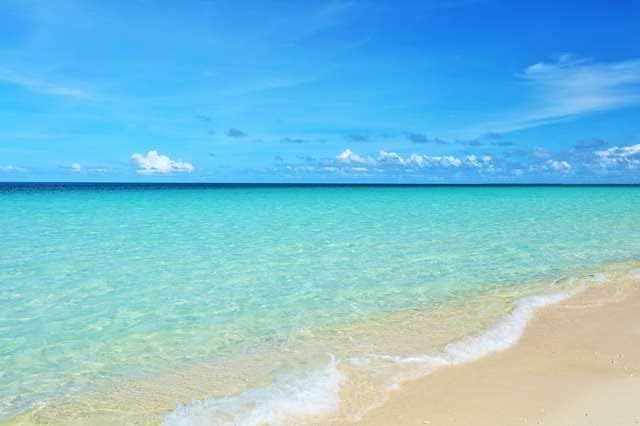 沖縄風景波の上NAMINOUYEOKINAWA郵便ハガキ絵葉書