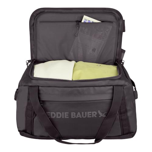 Eddie Bauer Maximus Convertible Duffel Bag | 70L | Hiking | Outdoor Gear | Travel | Lightweight | Weather-Resistant | Durable | Rugged - Black by Eddie Bauer - Used condition - Image 6