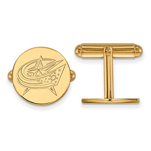 Columbus Blue Jackets Cufflinks (Gold Plated)