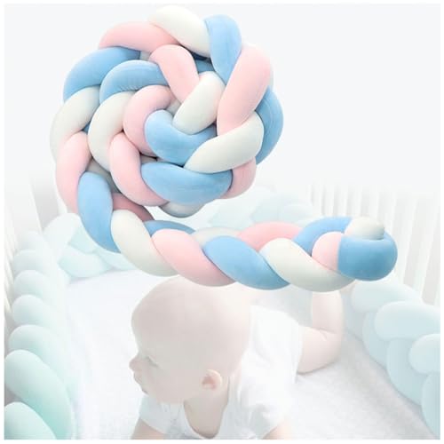 Trenza cuna protector de 300cm y 400cm chichonera para bebé 2