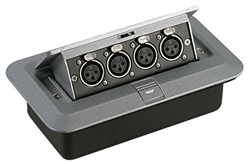 Boitier de sol, 4 prises XLR BPSCA - AV16212