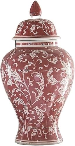 Vase rouge céramique petit centre de table cadeau idéal maison