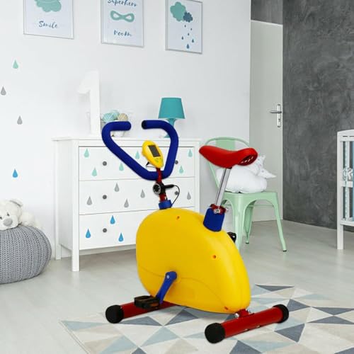 Bicicleta estática para niños con resistencia ajustable y ejercicio físico 5