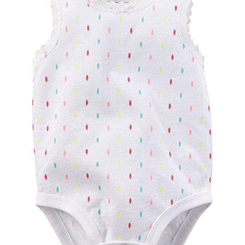 Bodysuit imprimé sans manches Carter's 3m avec col américain souple