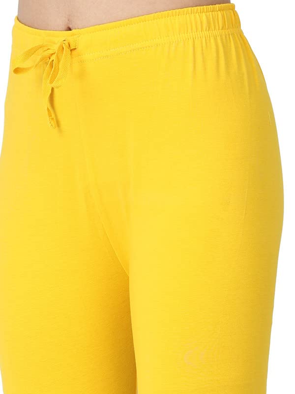 Image of Robinbosky Cotton Churidhar Leggings for Women - Stylish, Stretchable & Flattering Fit for All-Day Comfort